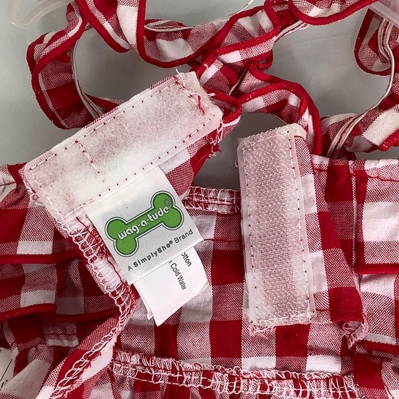 Wag a tude Ruffles and checkers Dress size XXS NWT - Picture 5 of 13